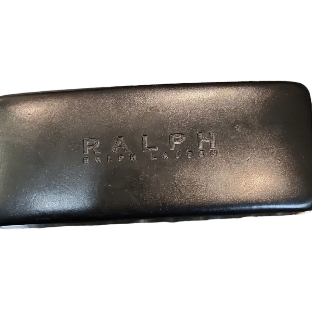 𝅺RALPH by Ralph Lauren Sunglass Case with Cleaning Cloth and Care Instructions
